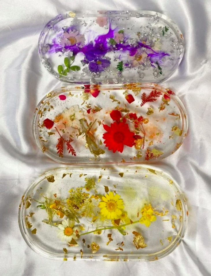 Dried Resin Flowers Dried Resin Flowers