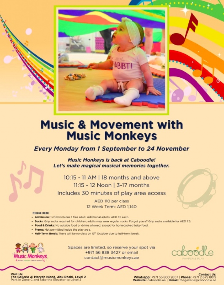 Music & Movement Classes @ Caboodle