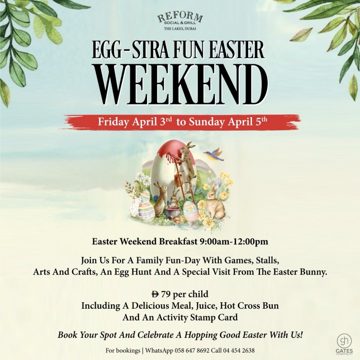 Easter Family Fun Weekend at Reform