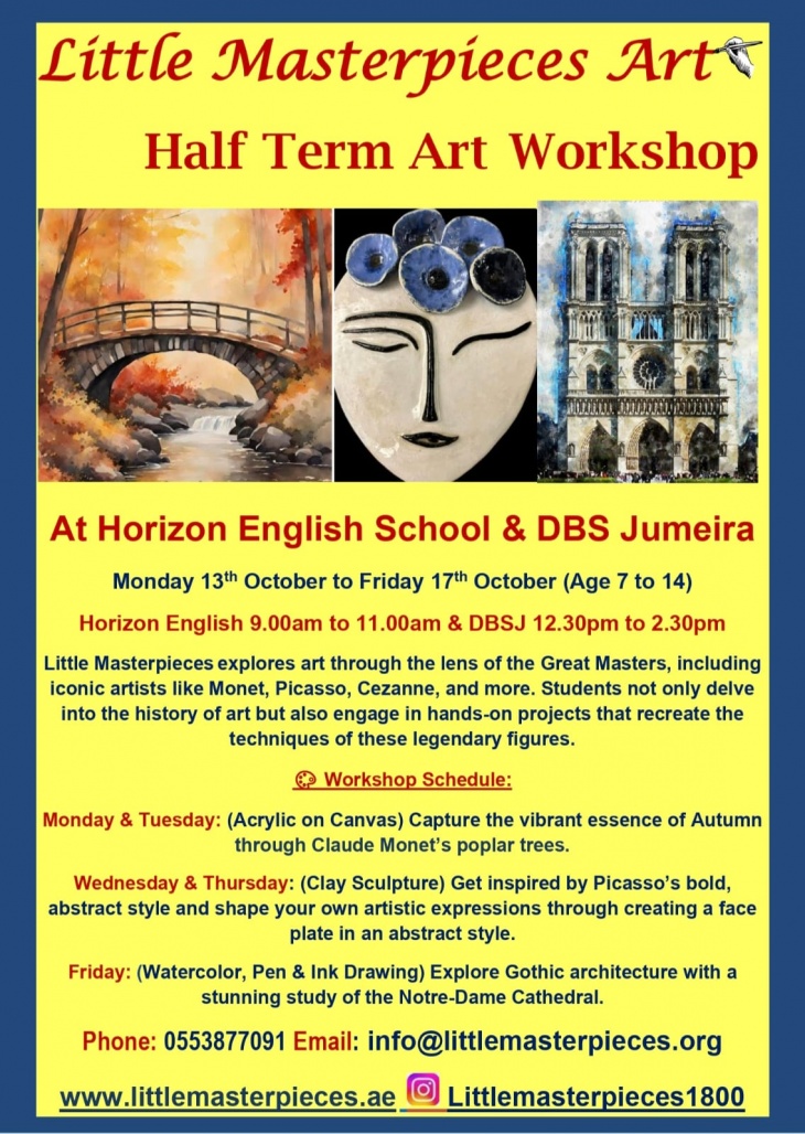 Mid Term Art Workshop @ Little Masterpieces Art