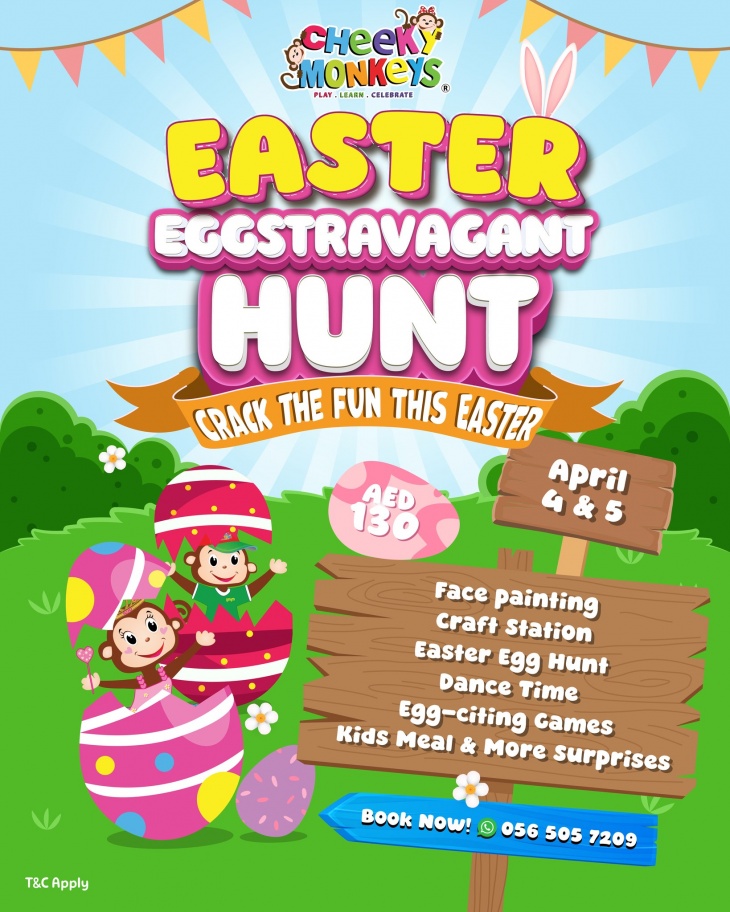 Easter Egg Hunt @ Cheeky Monkeys