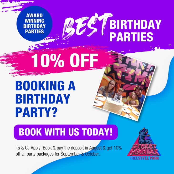 Birthday Parties @ Street Maniax