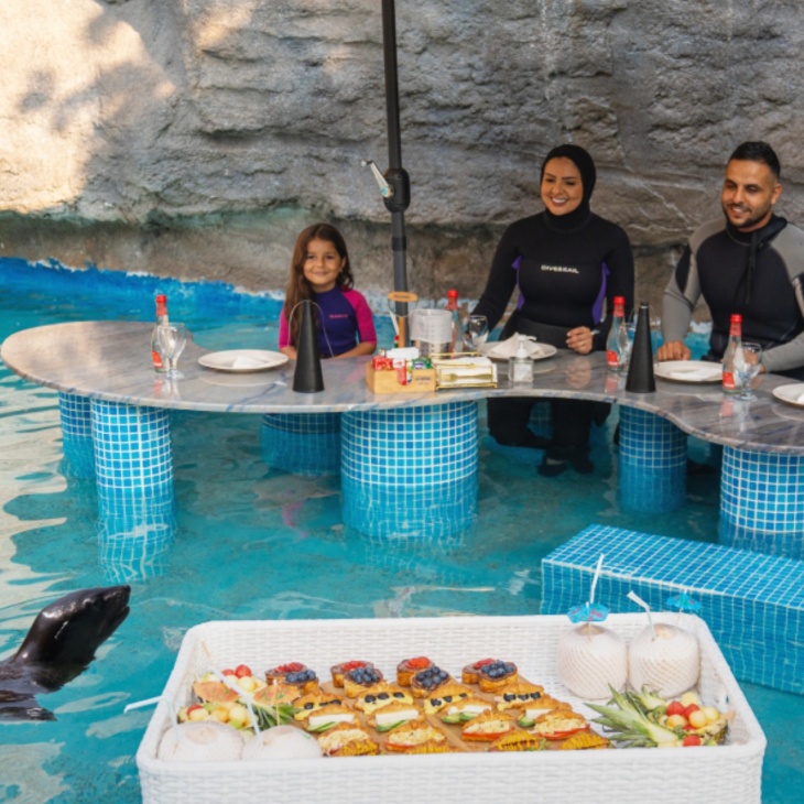 Breakfast with Sea lions Breakfast with Sea lions