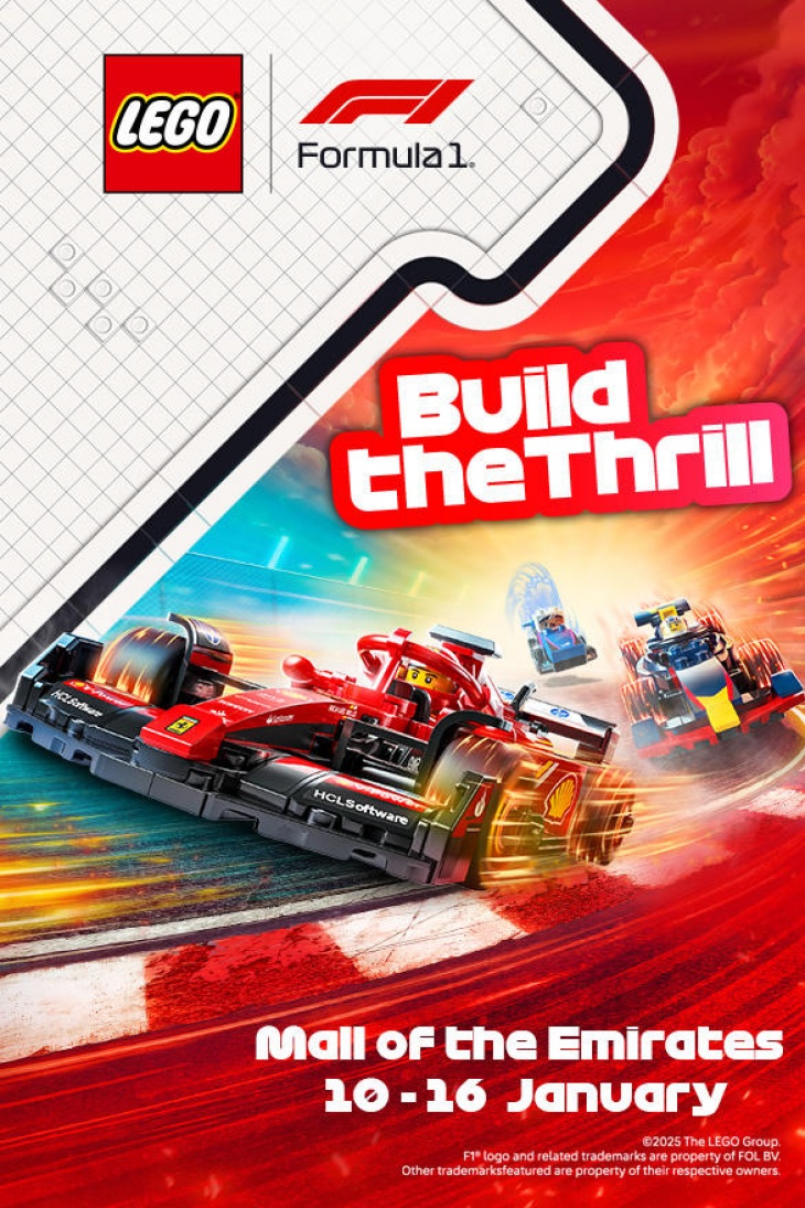 Build The Thrill Has Landed in Dubai