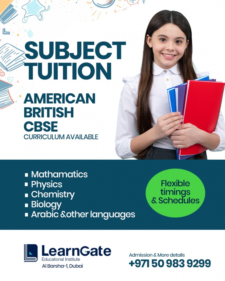 Subject tuition for student from grade 1 to 12 Subject tuition for student from grade 1 to 12