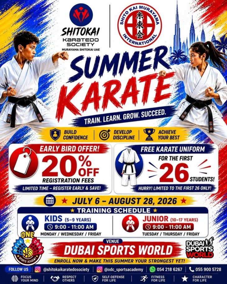 Summer Karate Training