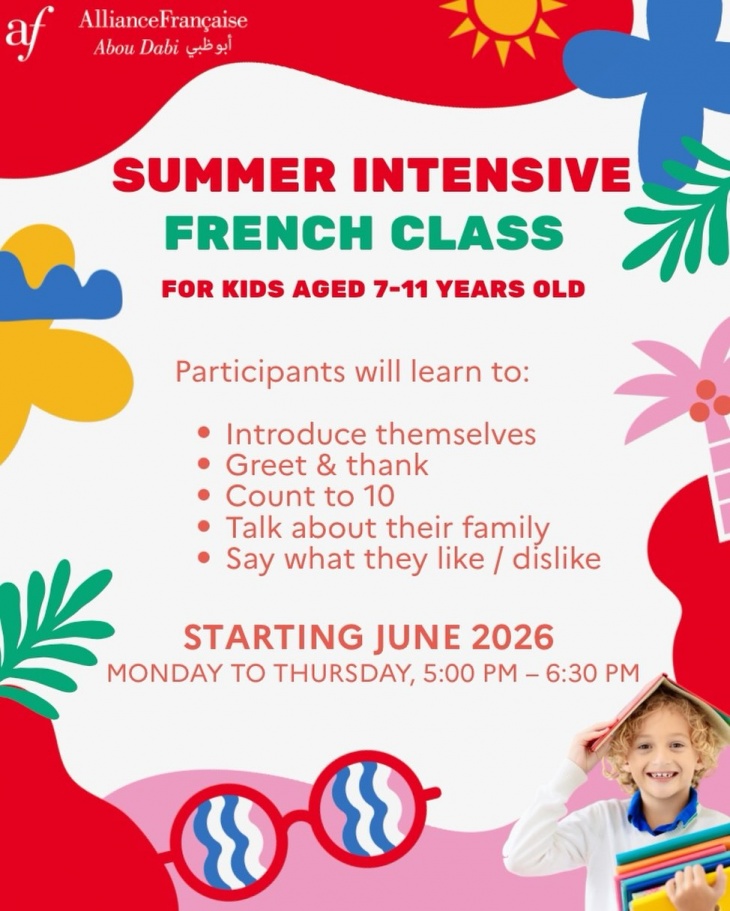 French Summer Camp by Alliance Française Abu Dhabi