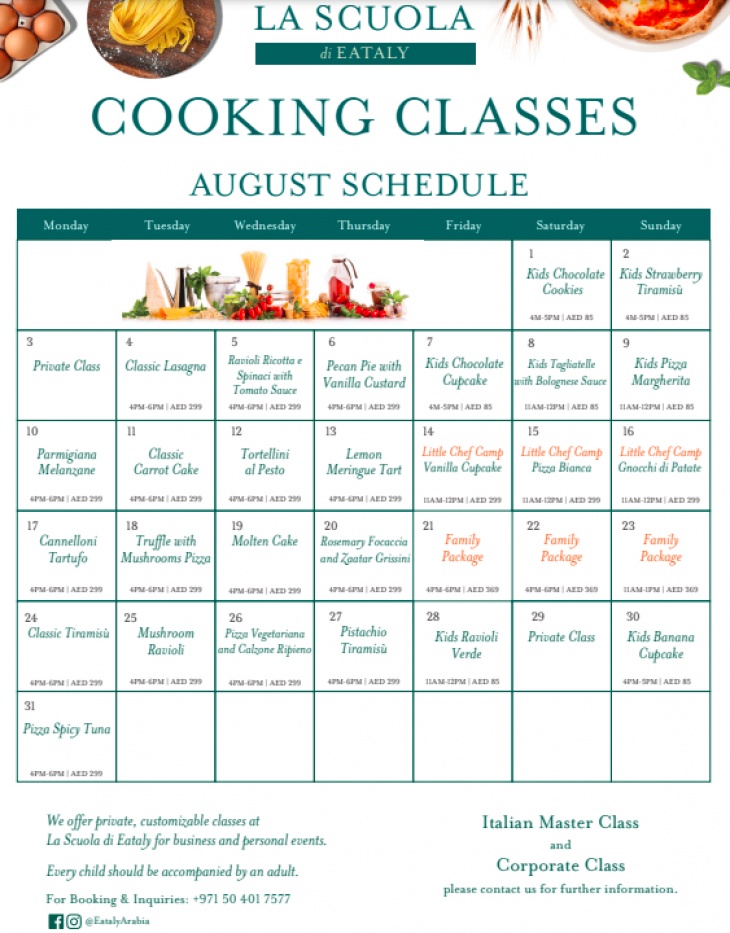 Dubai Mall Cooking classes Dubai Mall Cooking classes